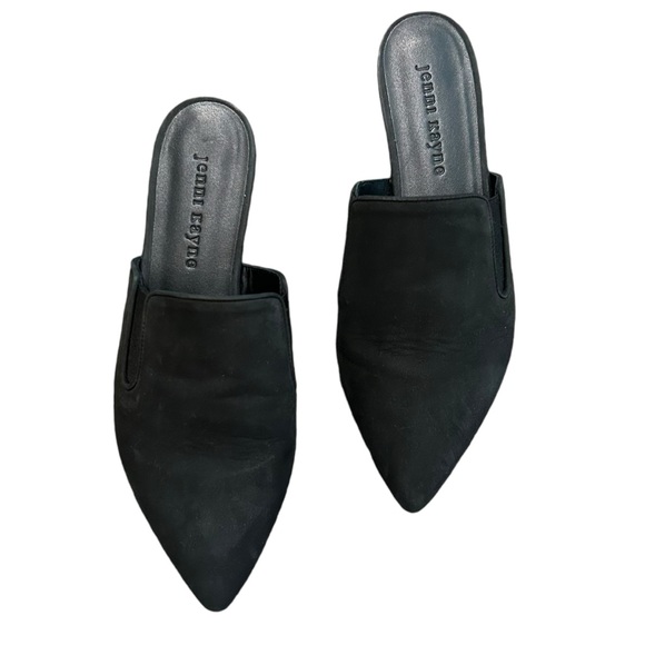 Jenni Kayne Shoes - Jenni Kayne Oiled Leather Pointed Toe Flat Mules